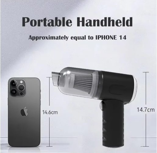9000Pa Wireless Car Vacuum Cleaner USB Charging 1200mAh Portable Cleaning